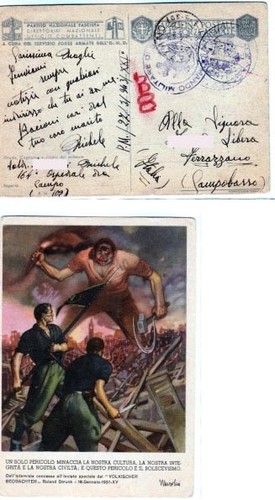 Cartolina militare boccasile - cartolina,