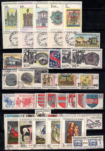 Cecoslovacchia 1968 usato 100 - 1968, 100%