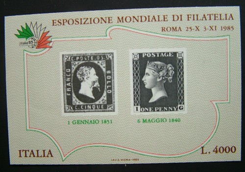 1985 italia foglietto - 1985,