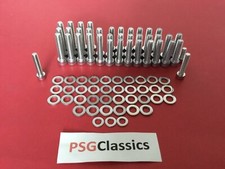 BMW F800ST F800S F800R F800GT Coperture motore in acciaio inox bulloni viti a brugola