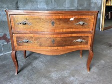 Antico Comò a 2 cassetti Luigi XV in Mogano - Restaurato (in corso d'opera)
