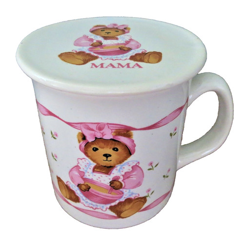 Tazza coperchio mama bear - tazza,