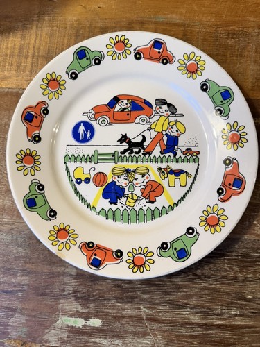 Piatto vintage per bambini - , di