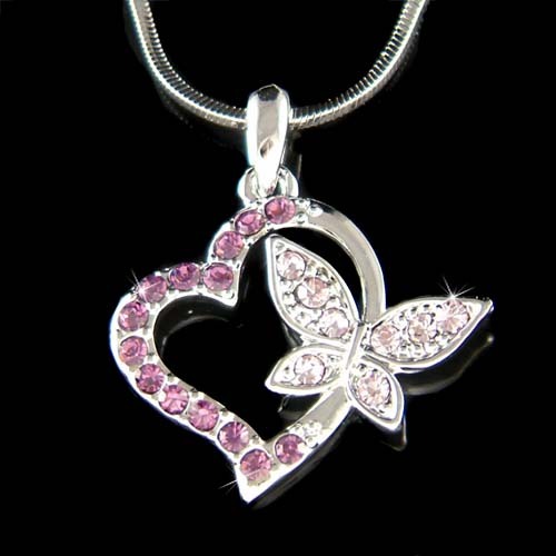 Cuore viola farfalla - viola, in