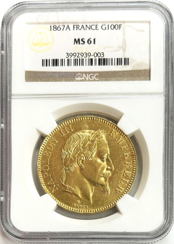 1867 oro francia 100 - 1867,