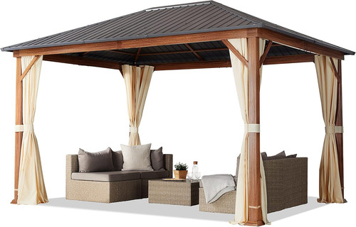 Gazebo giardino 3x4 look - giardino,