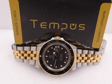 OROLOGIO AUTOMATICO TUDOR MINI-SUB 73091 BY ROLEX QUADRANTE DORATO ORO 18KT E ACCIAIO 1989