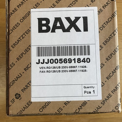 Ventilatore caldaia baxi - ventilatore,