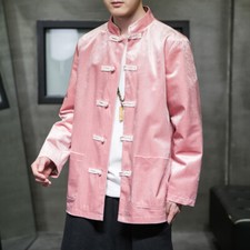 Mens Velvet Long Sleeve Jacket