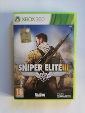 SNIPER ELITE III 3 AFRIKA PAL ITA XBOX 360 GIOCO ITALIANO COMPLETO COME NUOVO 