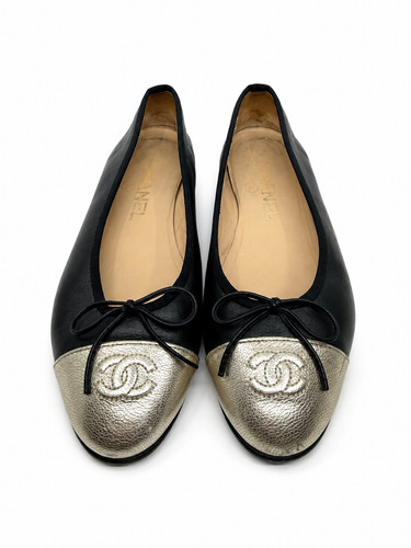 Ballerine chanel nere oro - chanel, nere/oro