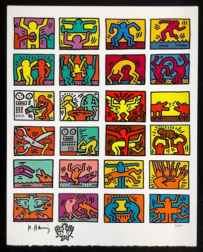 Poster firmato mano - a, keith