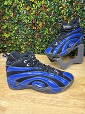 Scarpe da basket Reebok Shaqnosis Orlando Magic nere blu da uomo 10 V51848 INDOSSATE