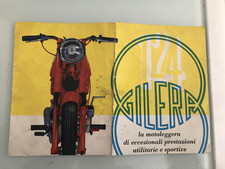 Brochure depliant opuscolo  Moto Gilera 124 giubileo