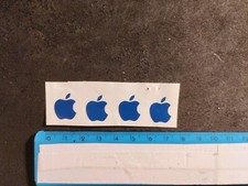 4 Adesivi In Vinile Blù