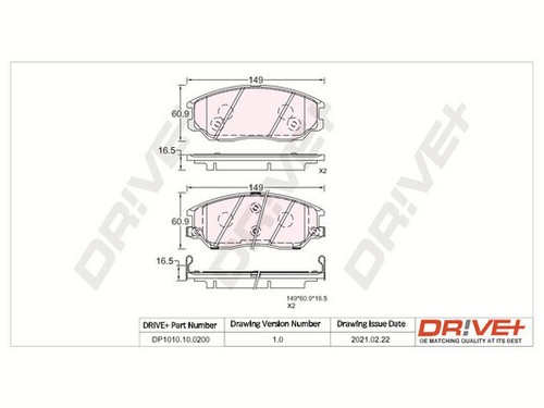 Dp1010 10 0200 kit - dr!ve+,