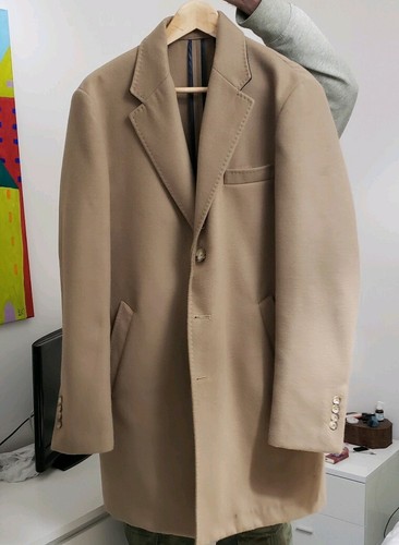 Cappotto beige uomo tg52 - uomo,