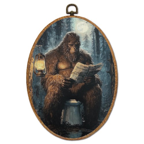 Divertente sasquatch bagno - sasquatch,