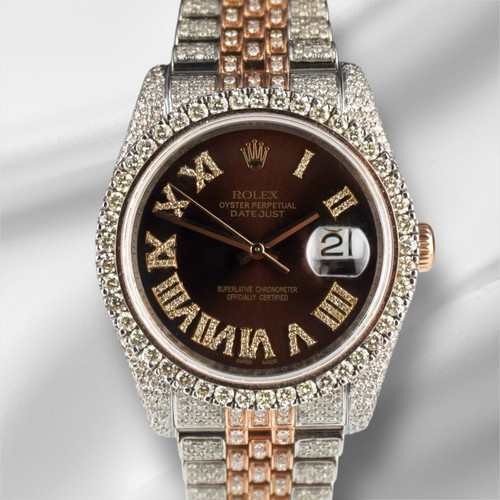 Rolex 36mm datejust 18k - datejust, rosa