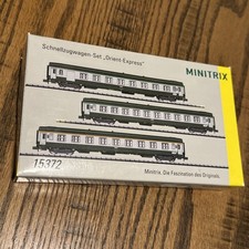 Minitrix n sncf Orient Express carrozza treno rapido set 3 Cars 15372 New Fascination