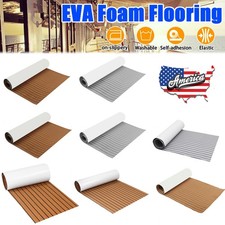 3丨colore 120 cm x 240 cm adesivo teak EVA schiuma ponte tappeto pavimento ponte barca