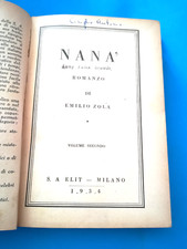 NANA' DI EMILIO ZOLA ROMANZO LIBRO DA COLLEZIONE - (101)