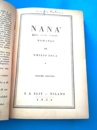 Nana emilio zola romanzo - nana', di