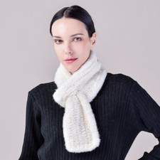 Sciarpa donna vera pelliccia