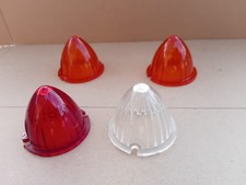 AUTO EPOCA N° 04 PLASTICHE GEMME PER FANALINI  ORIG. MC (NUOVE VEDI FOTO MISURE)