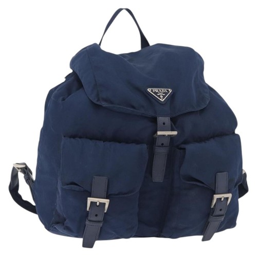 Zaino prada nylon argento - argento, navy