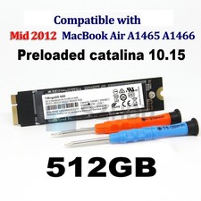 SSD 512 GB RE THNS256GMFP 17+7 pin per MacBook Air 11" A1465 13" A1466 metà 2012