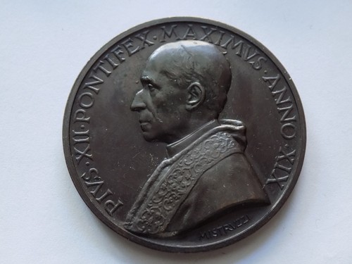 Medaglia pio xii - medaglia, 1957