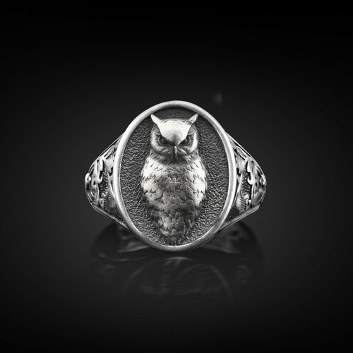 Anello uomo con - anello,