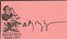 Biglietto firmato Billy Ray