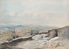 REIG Ramòn Aquarelle Paysage