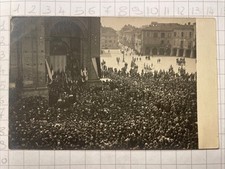 Cartolina Postale Paesaggistica Voghera PV Inaugurazione Lapide Caduti Guerra 15