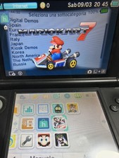 Nintendo 3DS XL Console da Gioco - Nero/Argento Con Hshop E Memoria 64gb