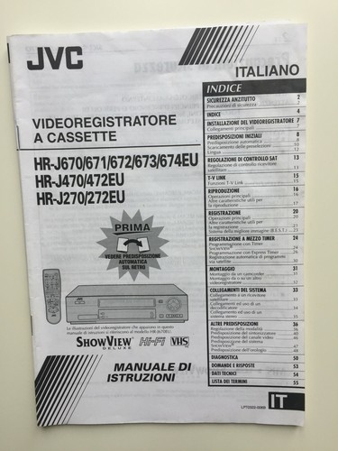 Manuale istruzione jvc - d'istruzione,