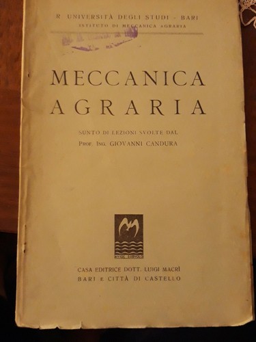 Meccanica agraria sunto - meccanica,