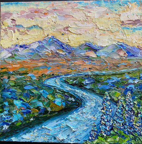 Olio pittura originale impasto - olio,