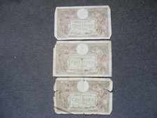 B510 Francia Banconote 3 x 100