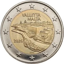 2 EURO MALTA 2026 - CITTÀ