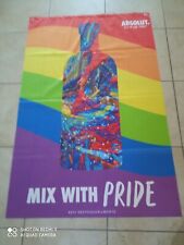 Absolut vodka mix whit pride limite edition size 150x100 cm flag art Banksy
