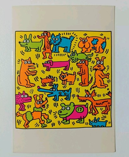 Cartolina keith haring - cartolina,