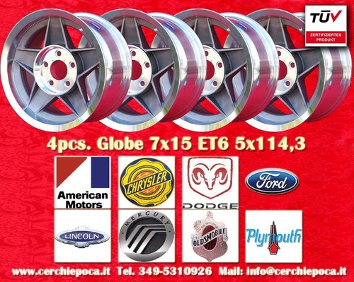 Cerchi globe 500 7x15 et6 - 7x15,