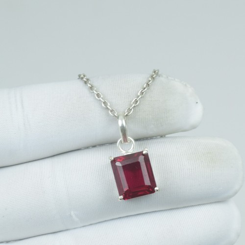 Collana rubino rosso - rubino,