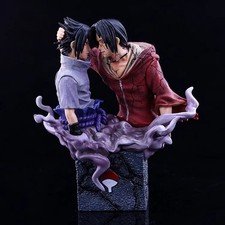 Action Figure Itachi e Sasuke Uchiha Statua Naruto Anime Manga da Collezione 🔥