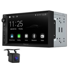 CAM+7in QLED Double Din Car