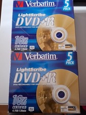 10 Dvd Verbatim Lightscribe
