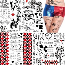 5 Fogli Adesivi Tatuaggi